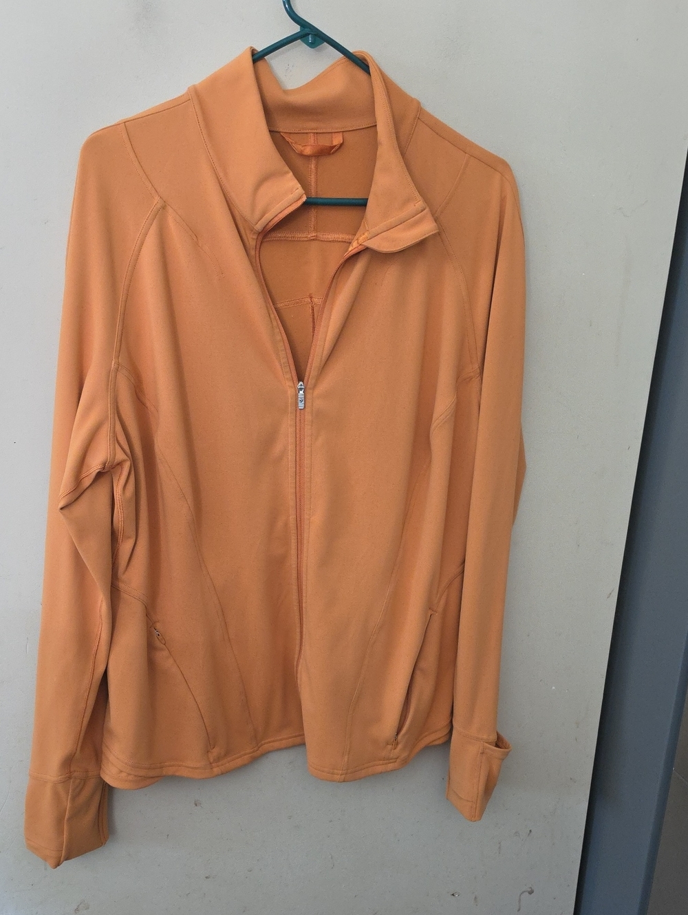 Lululemon Women's Orange Zip-Front Active Jacket